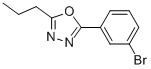 2-(3-Bromophenyl)-5-propyl-1,3,4-oxadiazoleStructure,957065-95-1Structure 2-(3-Bromophenyl)-5-propyl-1,3,4-oxadiazole Structure,957065-95-1Structure