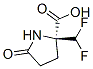 Proline, 2-(difluoromethyl)-5-oxo-(9ci)Structure,95755-28-5Structure Proline, 2-(difluoromethyl)-5-oxo-(9ci) Structure,95755-28-5Structure