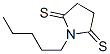 2,5-Pyrrolidinedithione, 1-pentyl-Structure,95765-52-9Structure 2,5-Pyrrolidinedithione, 1-pentyl- Structure,95765-52-9Structure