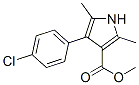 1H-pyrrole-3-carboxylicacid,4-(4-chlorophenyl)-2,5-dimethyl-,methylester(9ci)Structure,95838-59-8Structure 1H-pyrrole-3-carboxylicacid,4-(4-chlorophenyl)-2,5-dimethyl-,methylester(9ci) Structure,95838-59-8Structure