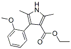 1H-pyrrole-3-carboxylicacid,4-(2-methoxyphenyl)-2,5-dimethyl-,ethylester(9ci)Structure,95838-67-8Structure 1H-pyrrole-3-carboxylicacid,4-(2-methoxyphenyl)-2,5-dimethyl-,ethylester(9ci) Structure,95838-67-8Structure