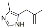 1H-imidazole, 4-methyl-5-(2-methyl-2-propen-1-yl)- Structure,959105-65-8Structure