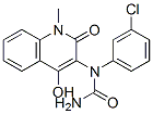 Urea, n-(3-chlorophenyl)-n-(1,2-dihydro-4-hydroxy-1-methyl-2-oxo-3-quinolinyl)-Structure,959398-73-3Structure Urea, n-(3-chlorophenyl)-n-(1,2-dihydro-4-hydroxy-1-methyl-2-oxo-3-quinolinyl)- Structure,959398-73-3Structure
