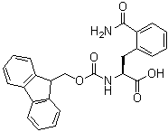 Fmoc-L-2-氨基甲酰苯基丙氨酸結(jié)構(gòu)式_959583-60-9結(jié)構(gòu)式