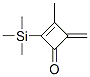 2-Cyclobuten-1-one, 3-methyl-4-methylene-2-(trimethylsilyl)-Structure,959856-22-5Structure 2-Cyclobuten-1-one, 3-methyl-4-methylene-2-(trimethylsilyl)- Structure,959856-22-5Structure