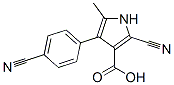 1H-pyrrole-3-carboxylic acid, 2-cyano-4-(4-cyanophenyl)-5-methyl-Structure,960235-12-5Structure 1H-pyrrole-3-carboxylic acid, 2-cyano-4-(4-cyanophenyl)-5-methyl- Structure,960235-12-5Structure