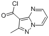 (9ci)-2-甲基-吡唑并[1,5-a]嘧啶-3-羰酰氯結(jié)構(gòu)式_96319-39-0結(jié)構(gòu)式