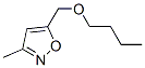 Isoxazole, 5-(butoxymethyl)-3-methyl-(9ci)Structure,96603-78-0Structure Isoxazole, 5-(butoxymethyl)-3-methyl-(9ci) Structure,96603-78-0Structure
