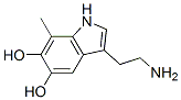 1H-indole-5,6-diol, 3-(2-aminoethyl)-7-methyl-(9ci)Structure,97073-67-1Structure 1H-indole-5,6-diol, 3-(2-aminoethyl)-7-methyl-(9ci) Structure,97073-67-1Structure