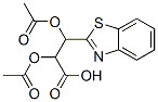 2,3-Bis(acetyloxy)-3-(1,3-benzothiazol-2-yl)propanoic acidStructure,97338-86-8Structure 2,3-Bis(acetyloxy)-3-(1,3-benzothiazol-2-yl)propanoic acid Structure,97338-86-8Structure