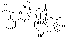 Lappaconitine hydrobromide Structure,97792-45-5Structure