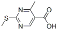 4-Methyl-2-(methylthio)pyrimidine-5-carboxylic acid Structure,98276-75-6Structure