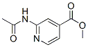 4-Pyridinecarboxylic acid, 2-(acetylamino)-, methyl esterStructure,98953-21-0Structure 4-Pyridinecarboxylic acid, 2-(acetylamino)-, methyl ester Structure,98953-21-0Structure