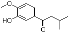 1-(3-Hydroxy-4-methoxyphenyl)-3-methyl-1-butanoneStructure,99783-85-4Structure 1-(3-Hydroxy-4-methoxyphenyl)-3-methyl-1-butanone Structure,99783-85-4Structure
