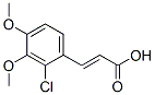 2-Chloro-3,4-dimethoxycinnamic acidStructure,99854-17-8Structure 2-Chloro-3,4-dimethoxycinnamic acid Structure,99854-17-8Structure