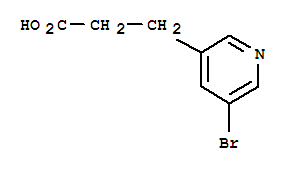 3-Pyridinepropanoic acid, 5-bromo-Structure,1022128-98-8Structure 3-Pyridinepropanoic acid, 5-bromo- Structure,1022128-98-8Structure