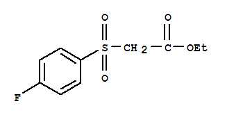 2-[(4-氟苯基)磺?；鵠乙酸乙酯結(jié)構(gòu)式_1037147-97-9結(jié)構(gòu)式