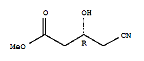 Butanoic acid, 4-cyano-3-hydroxy-, methyl ester, (3R)-Structure,141942-84-9Structure Butanoic acid, 4-cyano-3-hydroxy-, methyl ester, (3R)- Structure,141942-84-9Structure