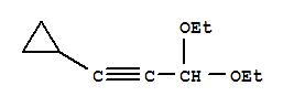 3-Cyclopropylpropargyl diethyl acetalStructure,146195-69-9Structure 3-Cyclopropylpropargyl diethyl acetal Structure,146195-69-9Structure