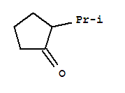 2-異丙基環(huán)戊酮結(jié)構(gòu)式_14845-55-7結(jié)構(gòu)式