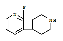 Pyridine, 2-fluoro-3-(4-piperidinyl)-Structure,161610-12-4Structure Pyridine, 2-fluoro-3-(4-piperidinyl)- Structure,161610-12-4Structure