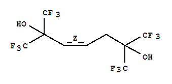 3-Heptene-2,6-diol,1,1,1,7,7,7-hexafluoro-2,6-bis(trifluoromethyl)-, (3z)-Structure,16202-98-5Structure 3-Heptene-2,6-diol,1,1,1,7,7,7-hexafluoro-2,6-bis(trifluoromethyl)-, (3z)- Structure,16202-98-5Structure