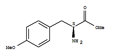 O-甲基-L-酪氨酸甲酯結(jié)構(gòu)式_17355-19-0結(jié)構(gòu)式