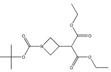 Diethyl2-(1-(tert-butoxycarbonyl)azetidin-3-yl)malonate Structure,183062-95-5Structure