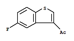 1-(5-氟-苯并[b]噻吩-3-基)-乙酮結(jié)構(gòu)式_187658-19-1結(jié)構(gòu)式