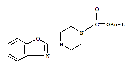 Tert-butyl 4-(benzo[d]oxazol-2-yl)piperazine-1-carboxylate Structure,195390-64-8Structure