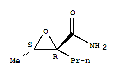 (2r,3s)-(9ci)-3-甲基-2-丙基-環(huán)氧乙烷羧酰胺結構式_200356-07-6結構式