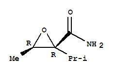 (2r,3r)-(9ci)-3-甲基-2-(1-甲基乙基)-環(huán)氧乙烷羧酰胺結(jié)構(gòu)式_200356-10-1結(jié)構(gòu)式