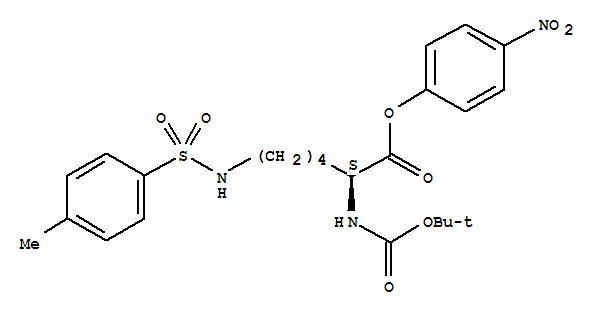Nα-boc-nε-4-toluenesulfonyl-l-lysine 4-nitrophenyl esterStructure,200943-66-4Structure Nα-boc-nε-4-toluenesulfonyl-l-lysine 4-nitrophenyl ester Structure,200943-66-4Structure