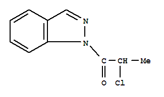 1H-indazole, 1-(2-chloro-1-oxopropyl)- (9ci) Structure,201299-94-7Structure