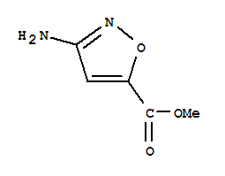 3-氨基異噁唑-5-羧酸甲酯結(jié)構(gòu)式_203586-95-2結(jié)構(gòu)式