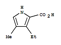 1H-pyrrole-2-carboxylicacid,3-ethyl-4-methyl-(9ci)Structure,204068-74-6Structure 1H-pyrrole-2-carboxylicacid,3-ethyl-4-methyl-(9ci) Structure,204068-74-6Structure