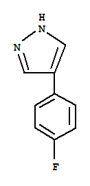 1H-pyrazole,4-(4-fluorophenyl)-(9ci)Structure,204384-26-9Structure 1H-pyrazole,4-(4-fluorophenyl)-(9ci) Structure,204384-26-9Structure