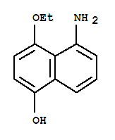 1-Naphthalenol,5-amino-4-ethoxy-(9ci)Structure,204453-42-9Structure 1-Naphthalenol,5-amino-4-ethoxy-(9ci) Structure,204453-42-9Structure