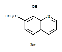 (9ci)-5-溴-8-羥基-7-喹啉羧酸結構式_205040-59-1結構式