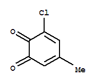 (8ci)-3-氯-5-甲基-O-苯醌結構式_20601-97-2結構式