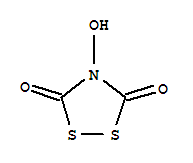 1,2,4-Dithiazolidine-3,5-dione, 4-hydroxy-(9ci)Structure,206858-58-4Structure 1,2,4-Dithiazolidine-3,5-dione, 4-hydroxy-(9ci) Structure,206858-58-4Structure