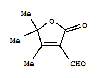 (9ci)-2,5-二氫-4,5,5-三甲基-2-氧代-3-呋喃羧醛結(jié)構(gòu)式_206861-83-8結(jié)構(gòu)式