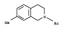 (9ci)-2-乙?；?1,2,3,4-四氫-7-甲基-異喹啉結(jié)構(gòu)式_207451-83-0結(jié)構(gòu)式