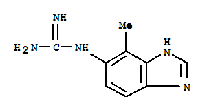 Guanidine, (4-methyl-1h-benzimidazol-5-yl)-(9ci)Structure,208512-46-3Structure Guanidine, (4-methyl-1h-benzimidazol-5-yl)-(9ci) Structure,208512-46-3Structure