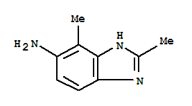 1H-benzimidazol-5-amine,2,4-dimethyl-(9ci)Structure,208512-55-4Structure 1H-benzimidazol-5-amine,2,4-dimethyl-(9ci) Structure,208512-55-4Structure