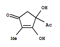 2-Cyclopenten-1-one, 4-acetyl-3,4-dihydroxy-2-methyl-(9ci)Structure,209122-21-4Structure 2-Cyclopenten-1-one, 4-acetyl-3,4-dihydroxy-2-methyl-(9ci) Structure,209122-21-4Structure