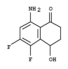 1(2H)-naphthalenone, 8-amino-5,6-difluoro-3,4-dihydro-4-hydroxy-(9ci)Structure,210346-35-3Structure 1(2H)-naphthalenone, 8-amino-5,6-difluoro-3,4-dihydro-4-hydroxy-(9ci) Structure,210346-35-3Structure