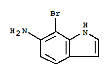 1H-indol-6-amine,7-bromo-(9ci) Structure,214279-28-4Structure