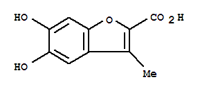 2-Benzofurancarboxylicacid,5,6-dihydroxy-3-methyl-(8ci)Structure,21452-90-4Structure 2-Benzofurancarboxylicacid,5,6-dihydroxy-3-methyl-(8ci) Structure,21452-90-4Structure
