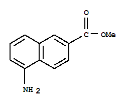 2-Naphthalenecarboxylicacid,5-amino-,methylester(9ci)Structure,214628-89-4Structure 2-Naphthalenecarboxylicacid,5-amino-,methylester(9ci) Structure,214628-89-4Structure